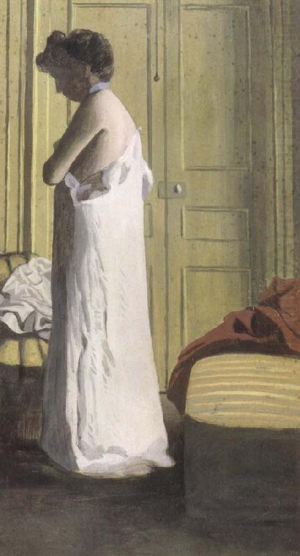 Woman Undressing, Felix Vallotton